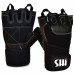 Natural Leather Breathable Materials with 12" Wrist Wraps Weight Lifting Gloves for Men/Women GG-048